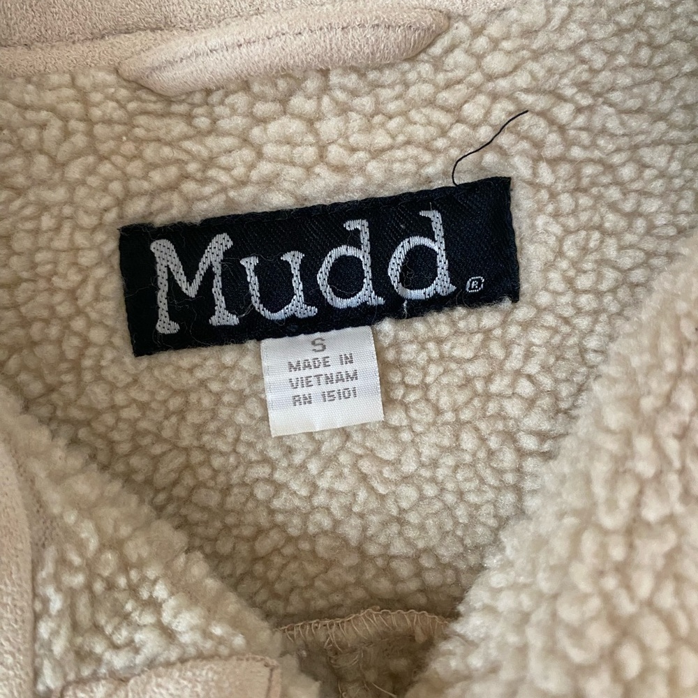 Mudd Patchwork Cream Teddy Jacket - image 5